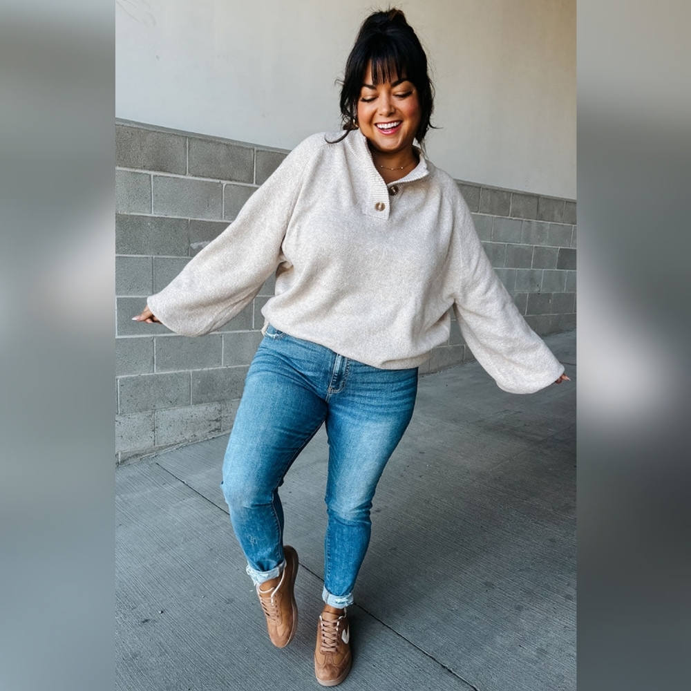 MindyMae Conrad Sweater - Oatmeal